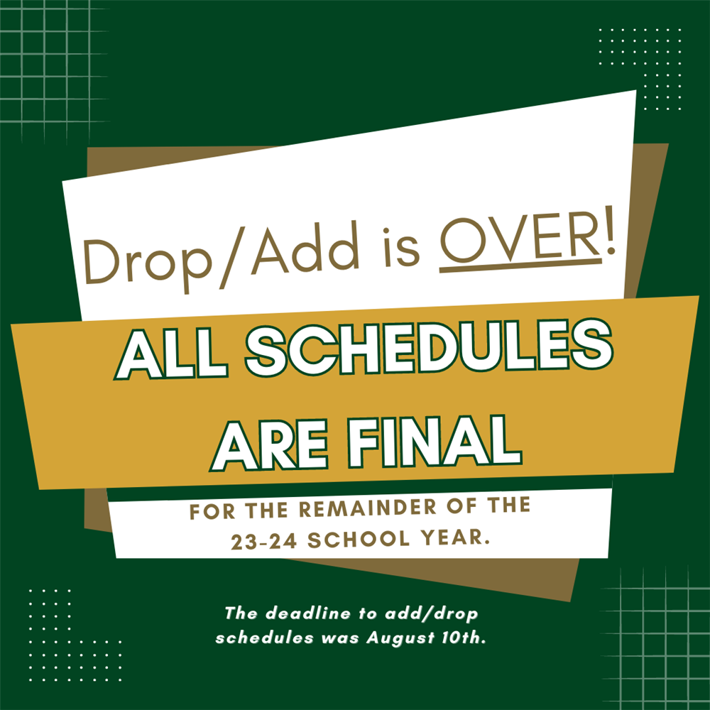  Schedules are final for 23-24 School Year